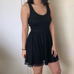 Black mini cocktail dress